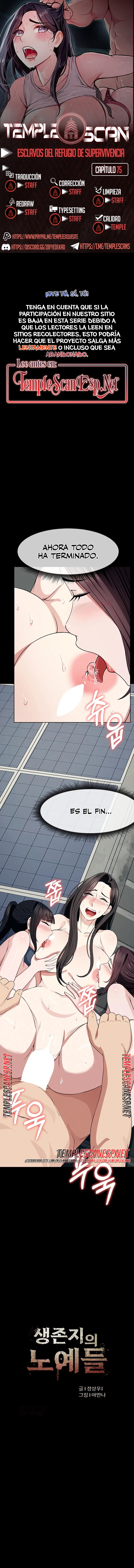 Esclavos Del Refugio De Supervivencia Capítulo 75 - Page 1