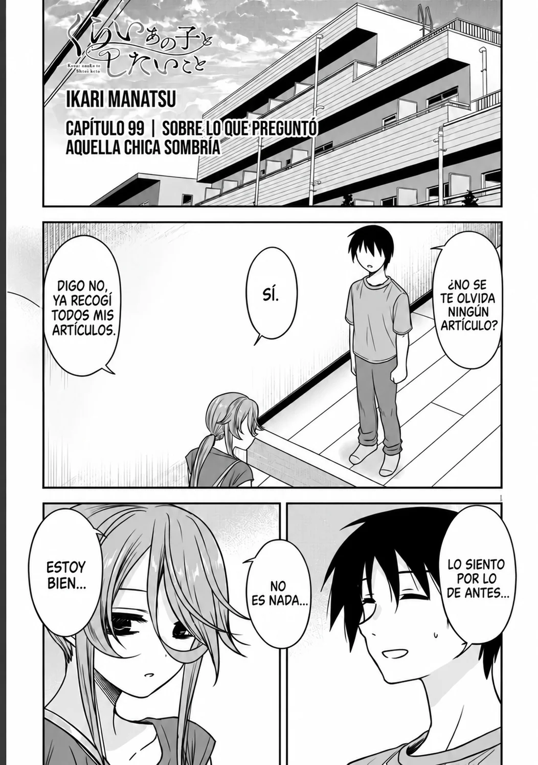 Kurai Anoko to Shitai koto Capítulo 99 - Page 1
