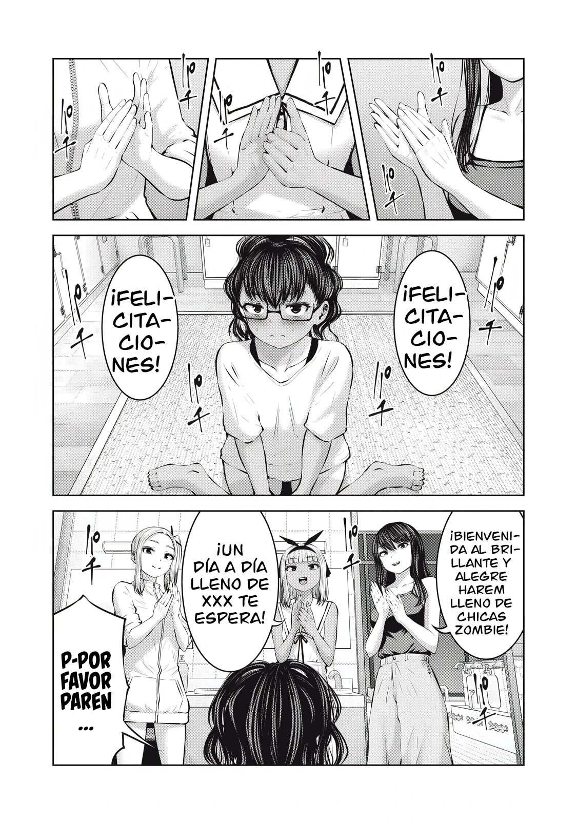 ZOMBIE SEKAI DE HAREM WO TSUKUROU Capítulo 16.1 - Page 7
