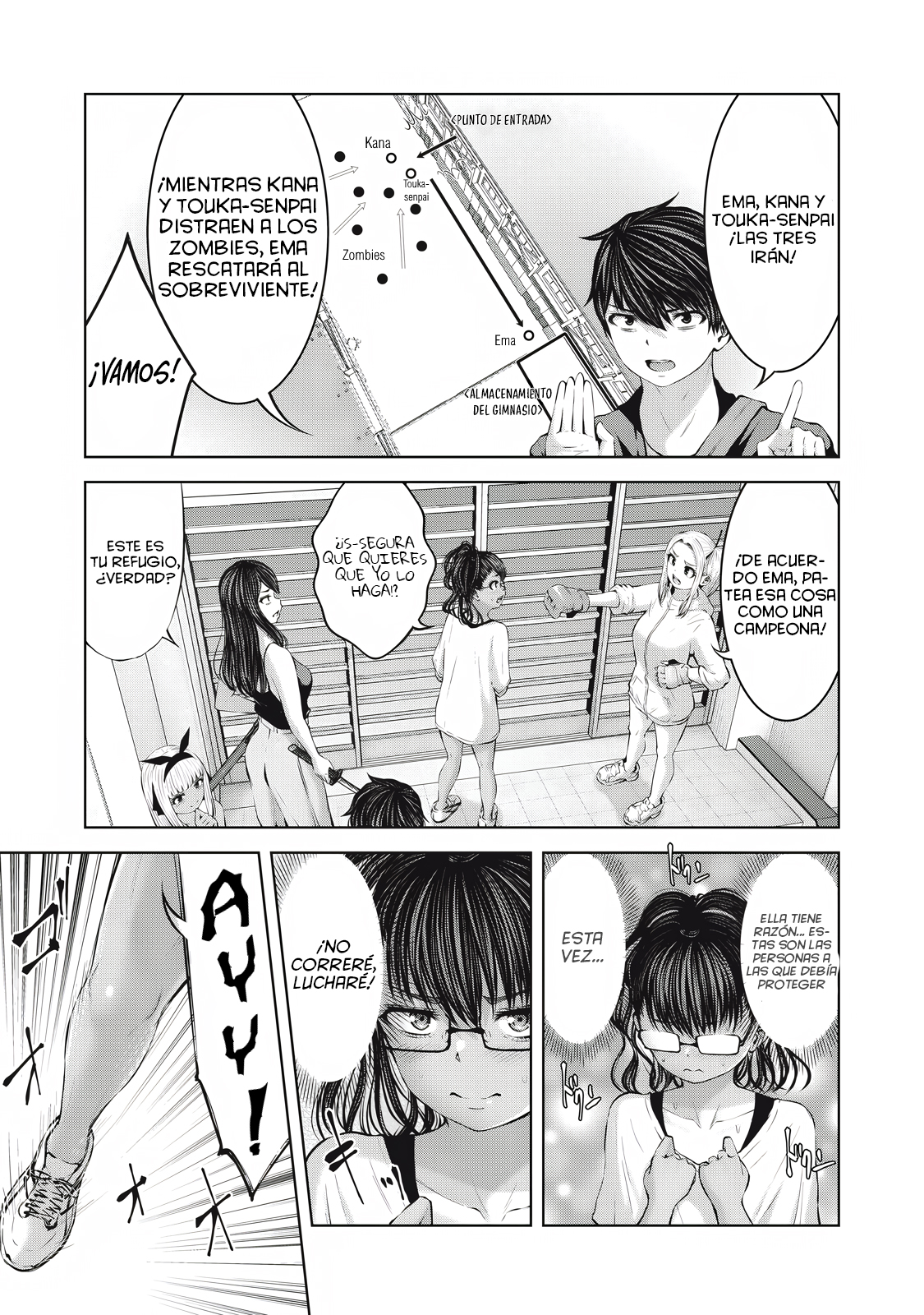 ZOMBIE SEKAI DE HAREM WO TSUKUROU Capítulo 16.2 - Page 9