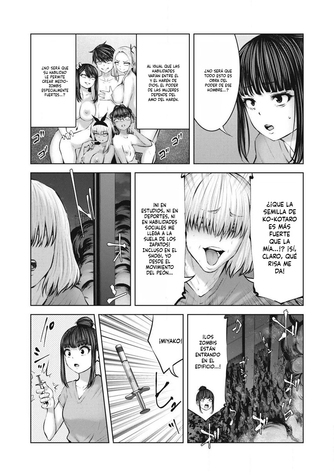 ZOMBIE SEKAI DE HAREM WO TSUKUROU Capítulo 27.1 - Page 16