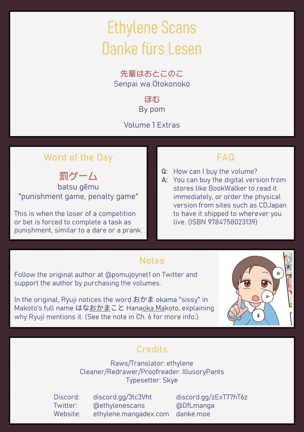 Senpai wa Otokonoko Capítulo 8.5 - Page 21