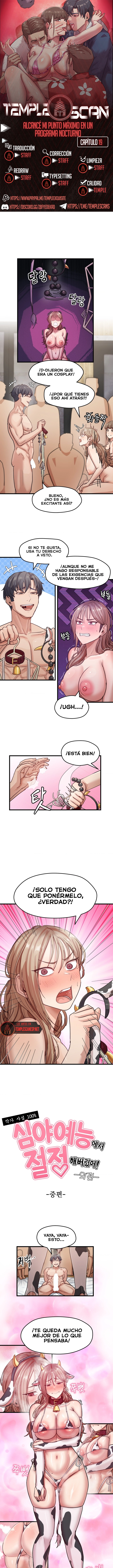Alcancé Mi Punto Máximo En Un Programa Nocturno Capítulo 19 - Page 1