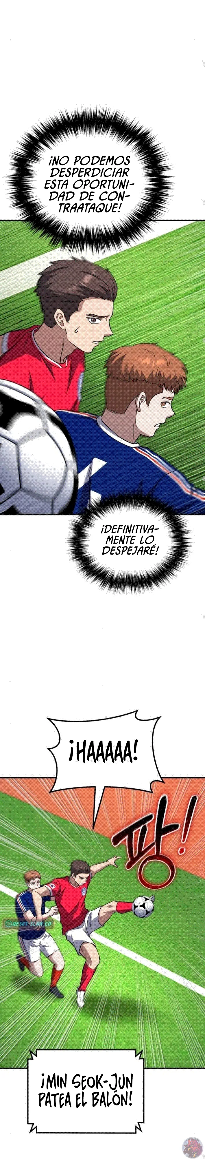 El pase del centrocampista genio es especial Capítulo 18 - Page 23