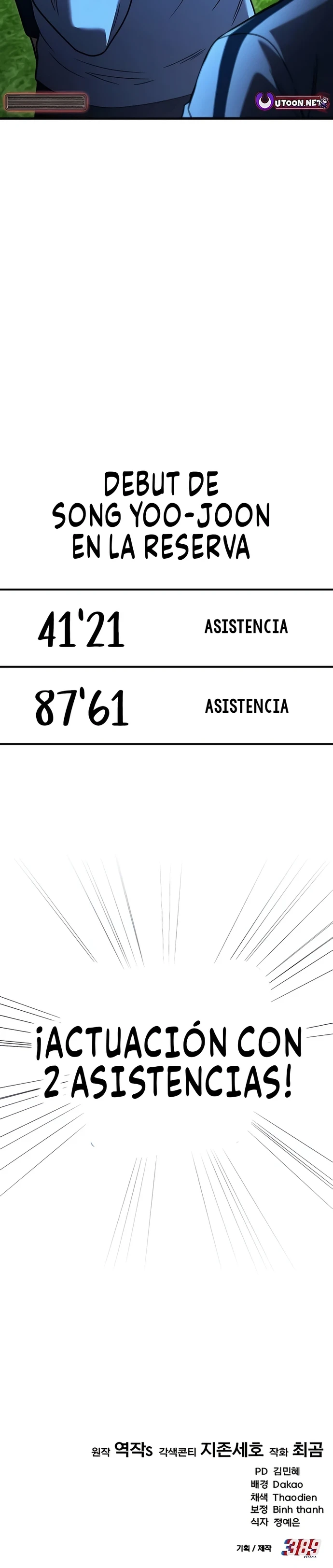 El pase del centrocampista genio es especial Capítulo 50 - Page 38