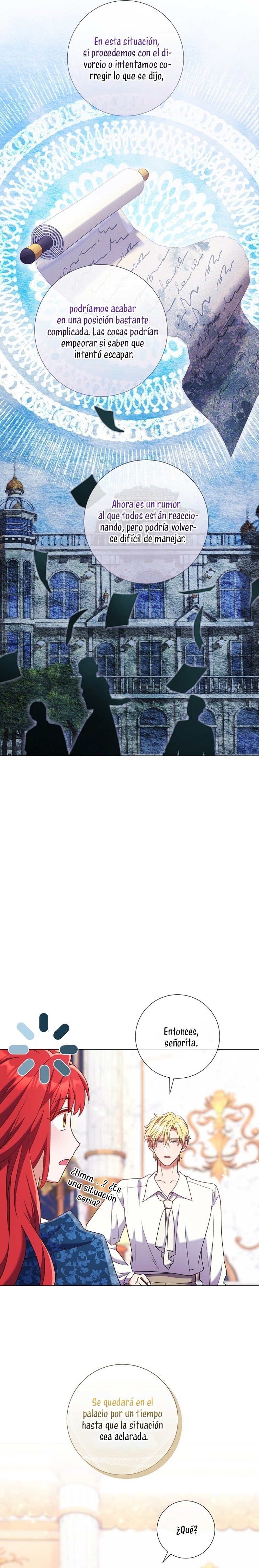 ¿Qué clase de divorcio es éste cuando ni siquiera me he casado, Su Majestad? Capítulo 35 - Page 6