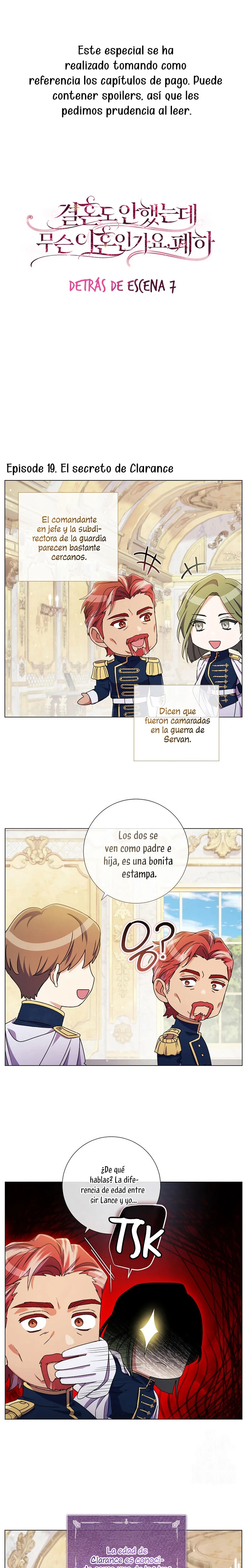 ¿Qué clase de divorcio es éste cuando ni siquiera me he casado, Su Majestad? Capítulo 64.5 - Page 1