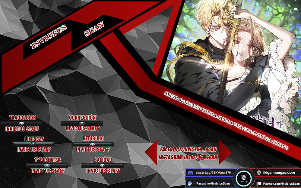 La razón por la que la villana tomó la espada Capítulo 53 - Page 1