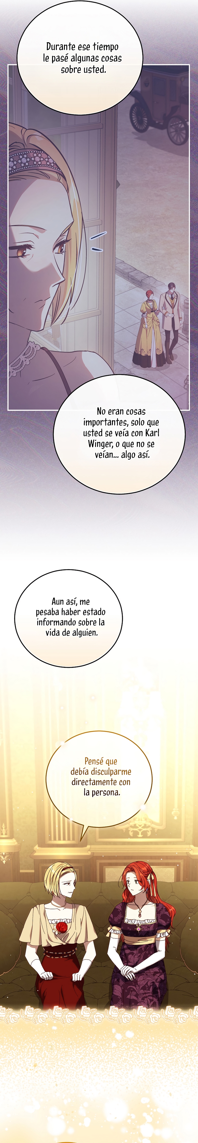 Como es algo que desconozco, ¿deberíamos separarnos, su majestad? Capítulo 64 - Page 30