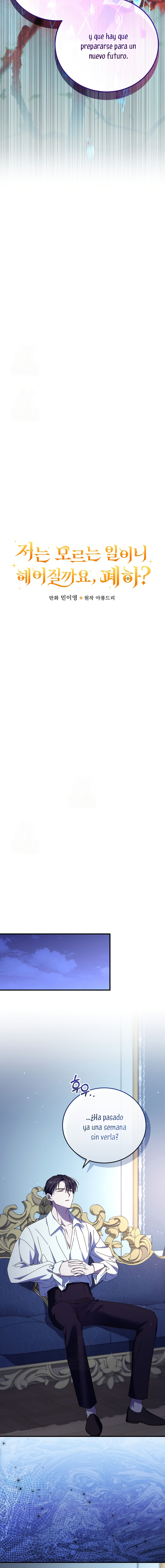 Como es algo que desconozco, ¿deberíamos separarnos, su majestad? Capítulo 65 - Page 17