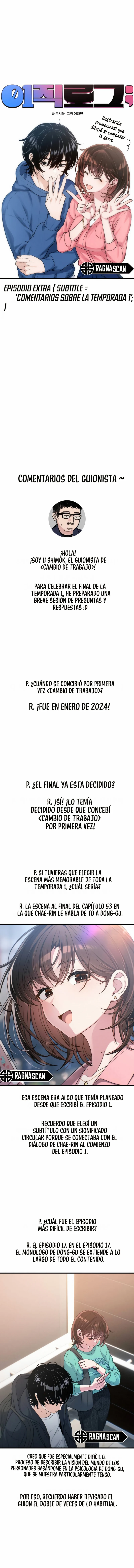 Cambio de trabajo. Capítulo 54.5 - Page 2