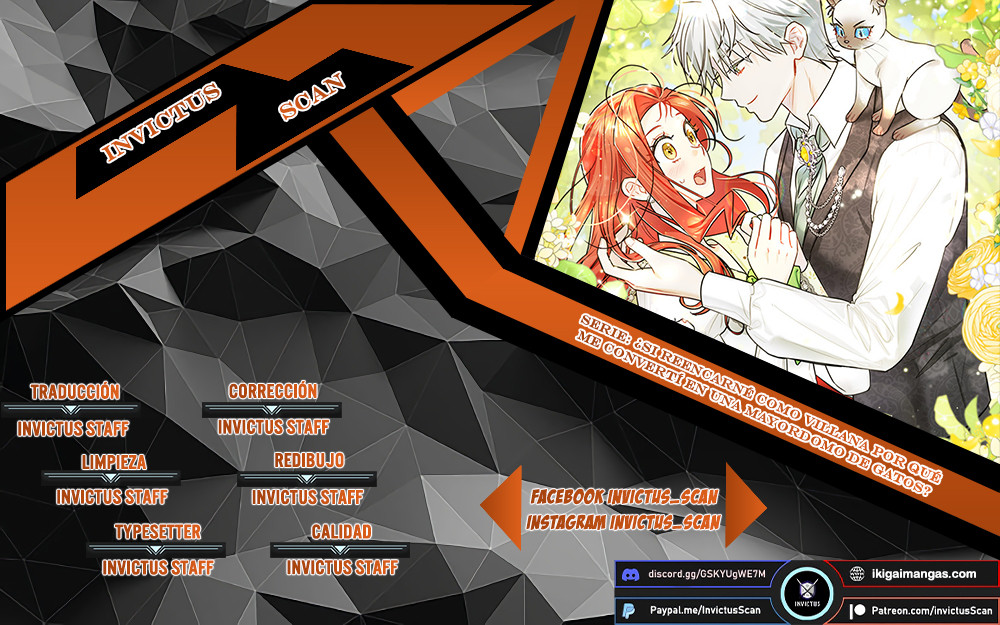 ¿Si Reencarné Como Villana Por Qué Me Convertí En Una Mayordomo De Gatos? Capítulo 76 - Page 1