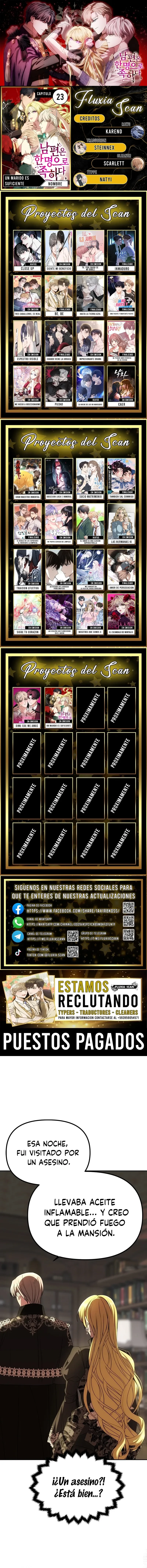 Un Marido Es Suficiente Capítulo 23 - Page 1