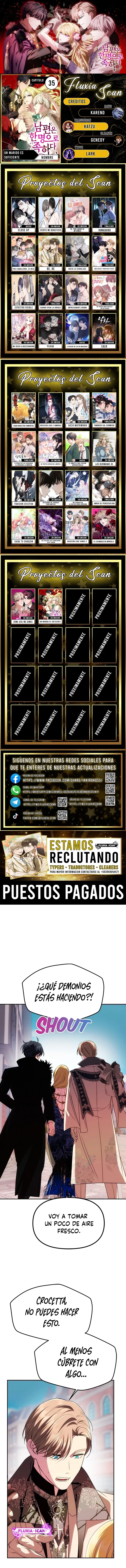 Un Marido Es Suficiente Capítulo 35 - Page 1