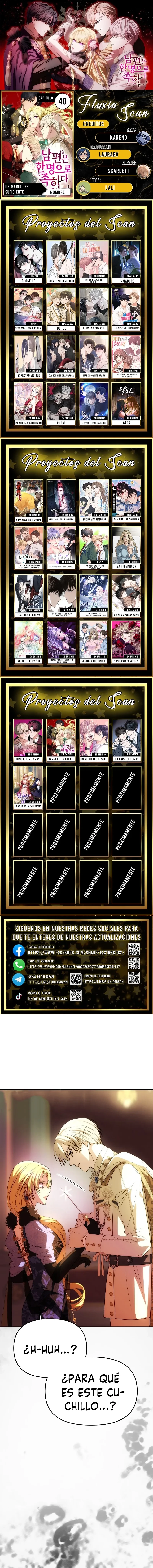 Un Marido Es Suficiente Capítulo 40 - Page 1