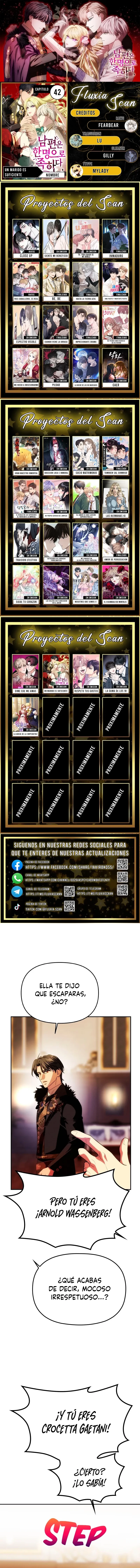 Un Marido Es Suficiente Capítulo 42 - Page 1