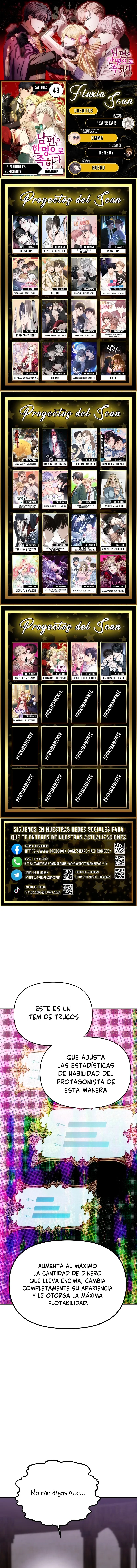 Un Marido Es Suficiente Capítulo 43 - Page 1