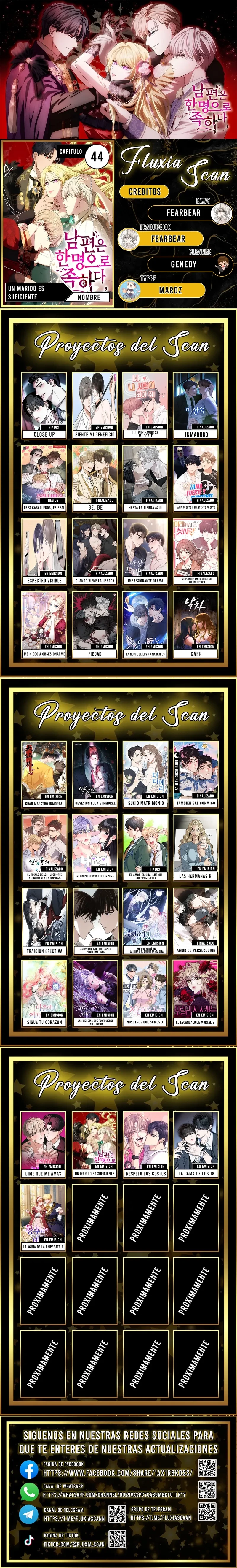 Un Marido Es Suficiente Capítulo 44 - Page 1