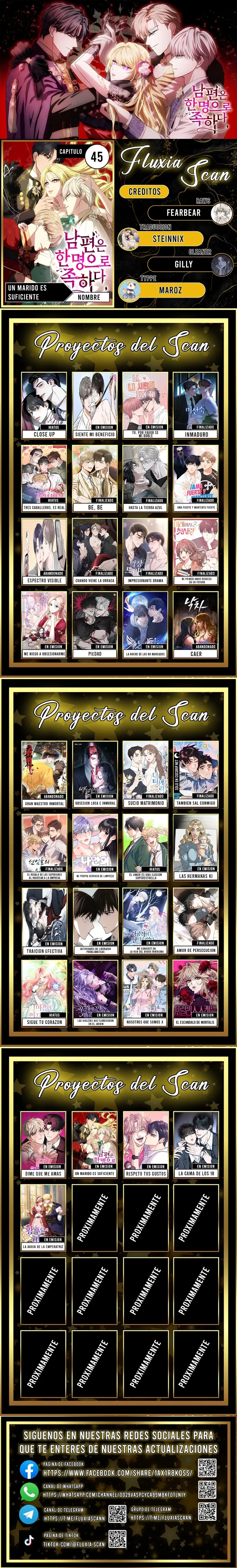 Un Marido Es Suficiente Capítulo 45 - Page 1