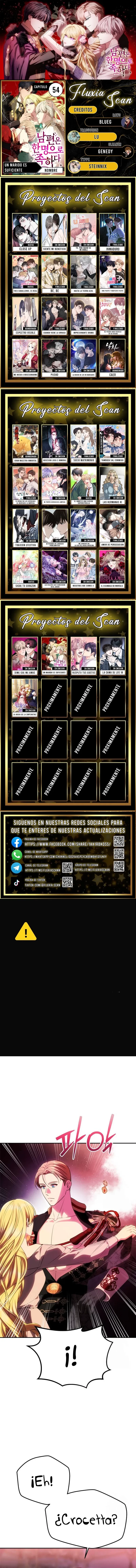 Un Marido Es Suficiente Capítulo 54 - Page 1