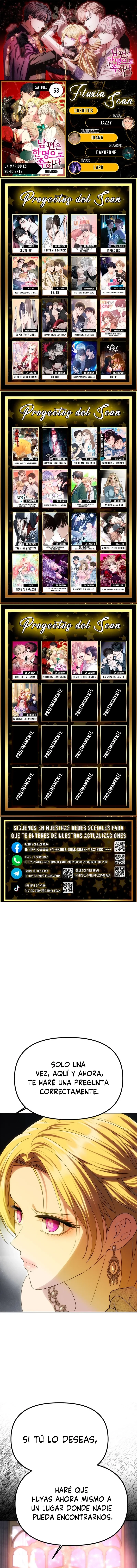 Un Marido Es Suficiente Capítulo 63 - Page 1