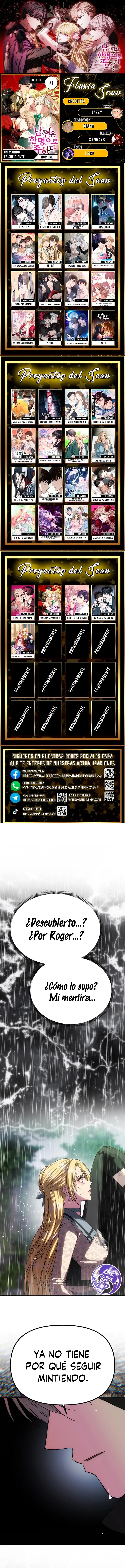 Un Marido Es Suficiente Capítulo 71 - Page 1