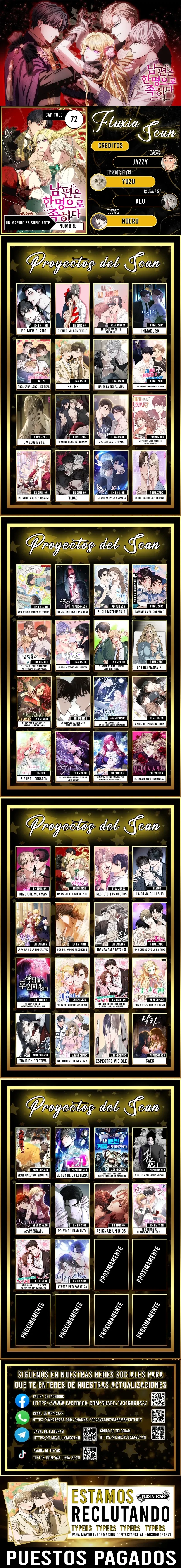 Un Marido Es Suficiente Capítulo 72 - Page 1