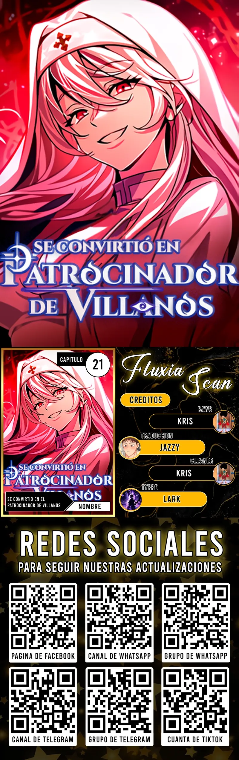 Se convirtió en patrocinador de villanos Capítulo 21 - Page 1