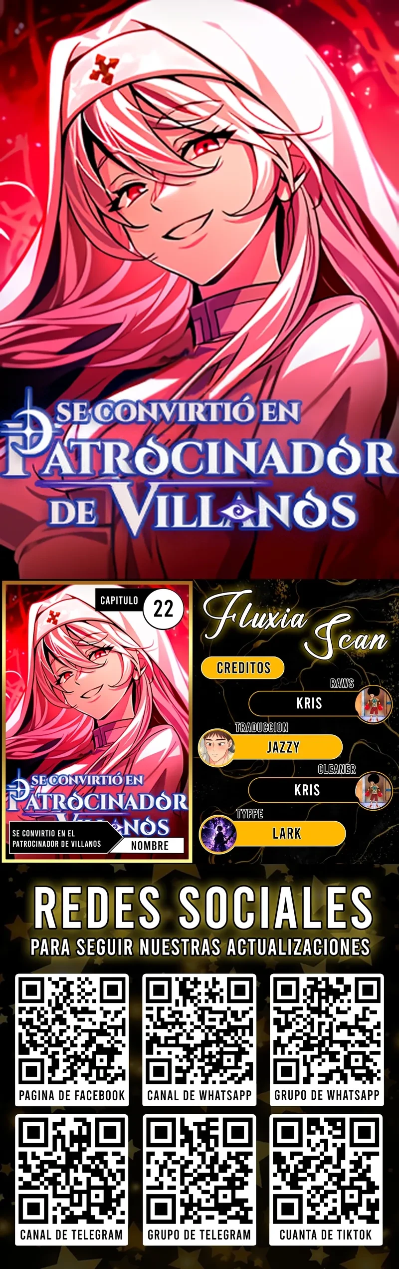 Se convirtió en patrocinador de villanos Capítulo 22 - Page 1