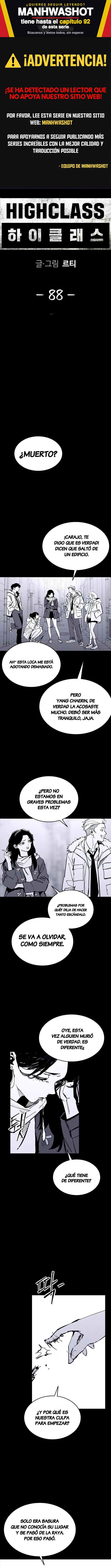 EN LO ALTO DE LA CLASE Capítulo 88 - Page 1