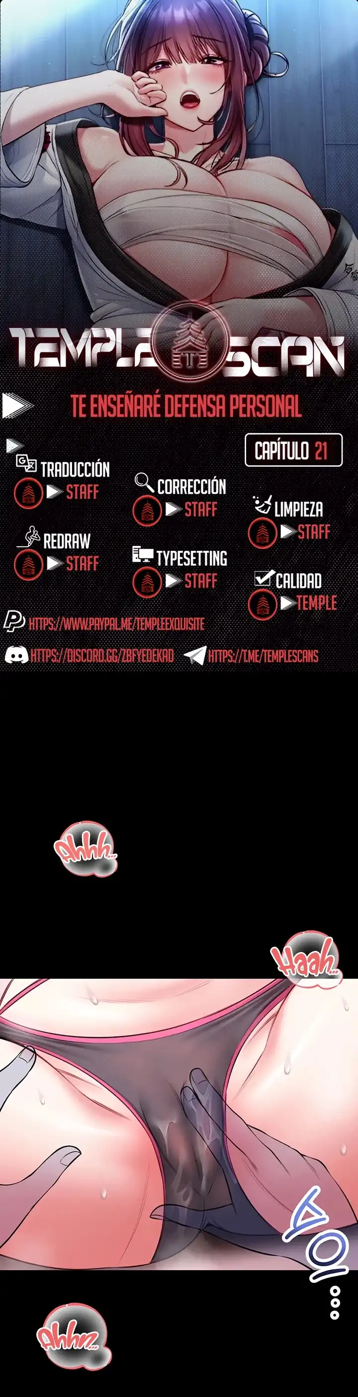 Te enseñaremos defensa personal Capítulo 21 - Page 1