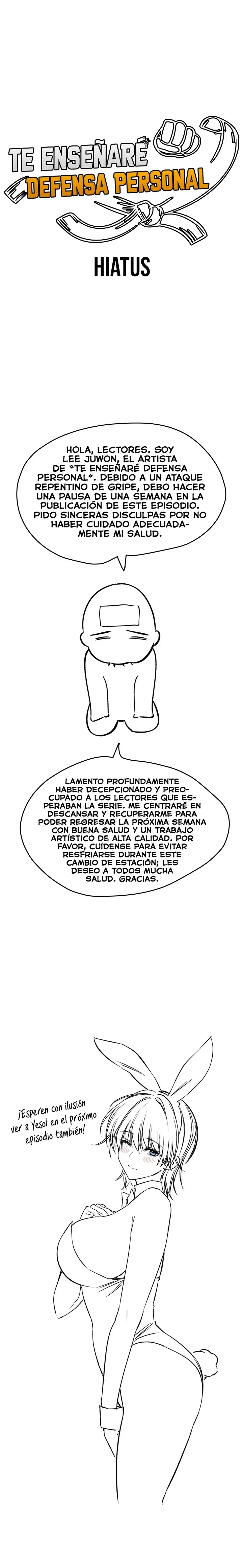 Te enseñaremos defensa personal Capítulo 47.5 - Page 1