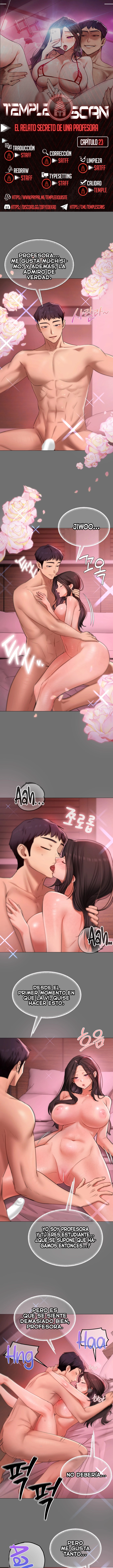 El secreto de la profesora Capítulo 23 - Page 1