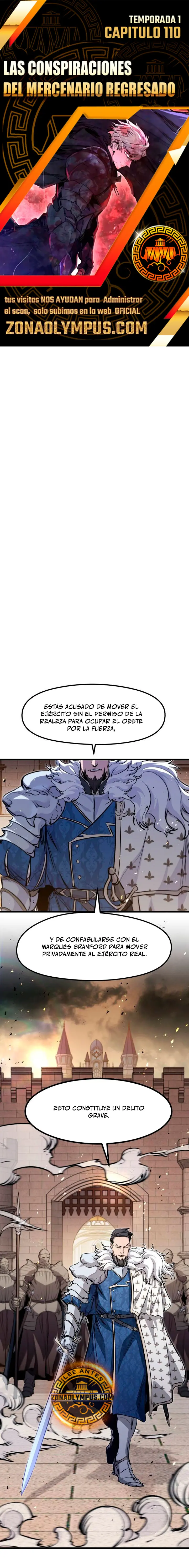 Las conspiraciones del mercenario regresado Capítulo 110 - Page 1