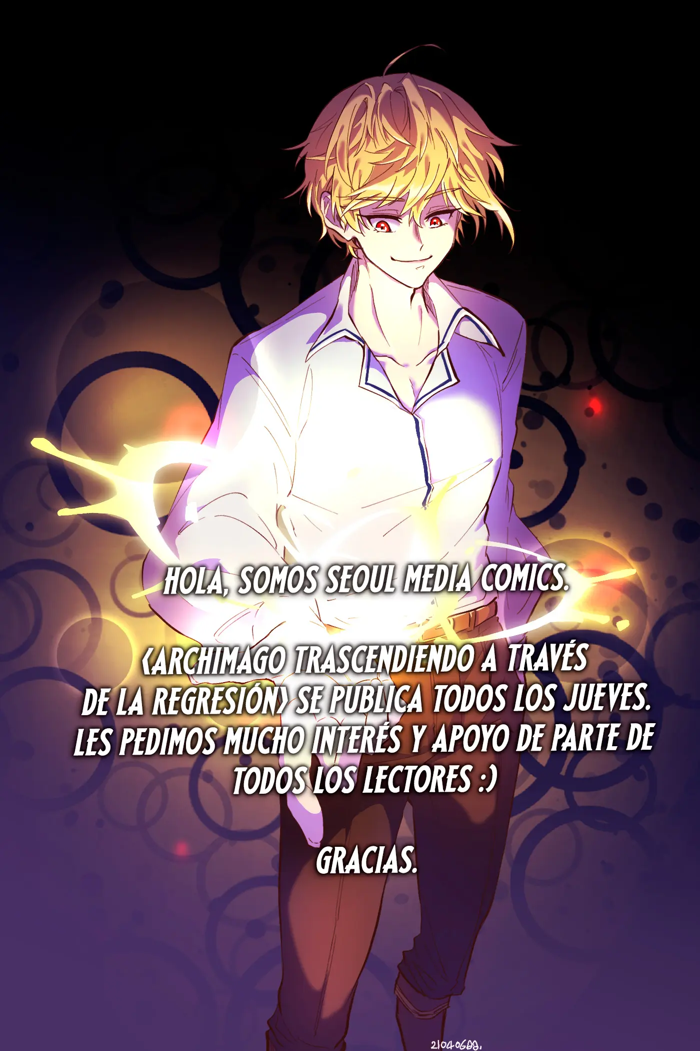 Archimago trascendiendo a través de la regresión Capítulo 189.5 - Page 1