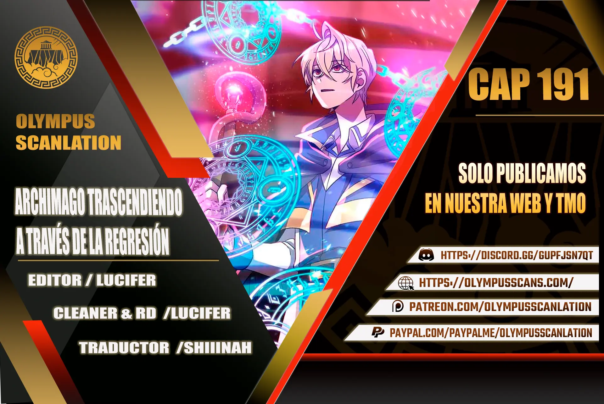 Archimago trascendiendo a través de la regresión Capítulo 191 - Page 1