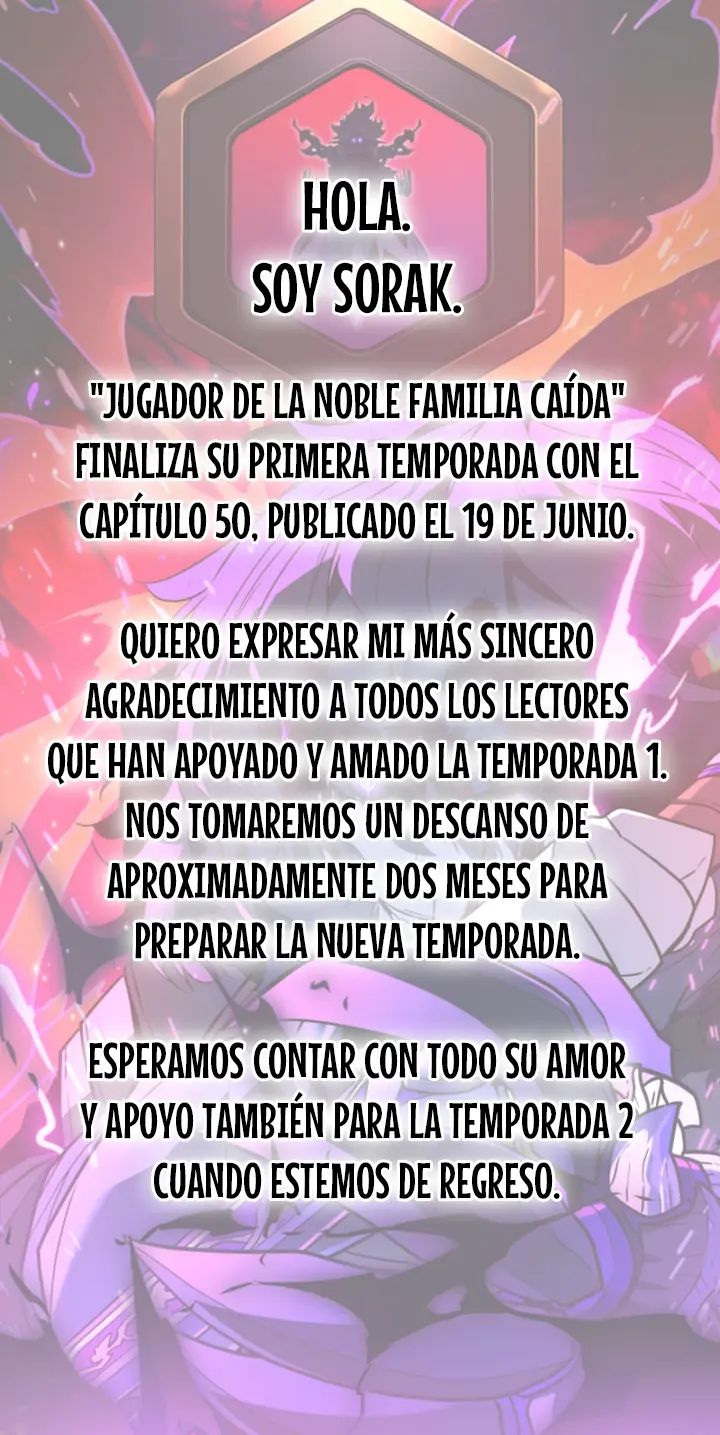 Jugador de la noble familia caída Capítulo 50.5 - Page 1