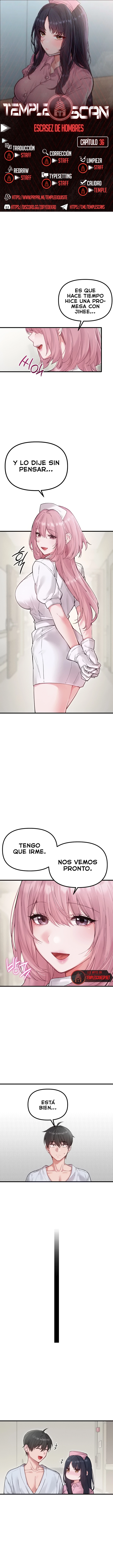 Escases de Hombres Capítulo 36 - Page 1