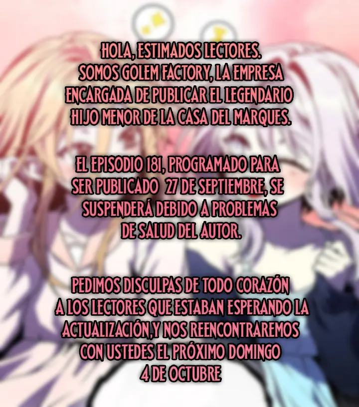 El Legendario Hijo Menor De La Casa Del Marqués Capítulo 180.5 - Page 1