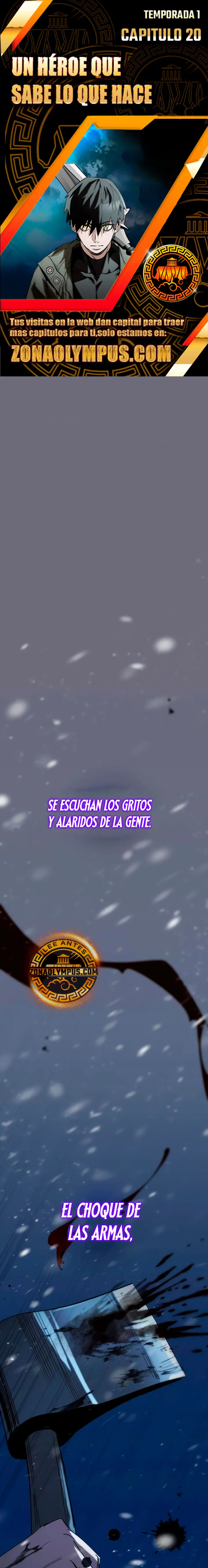 El héroe que sabe lo que hace Capítulo 20 - Page 1