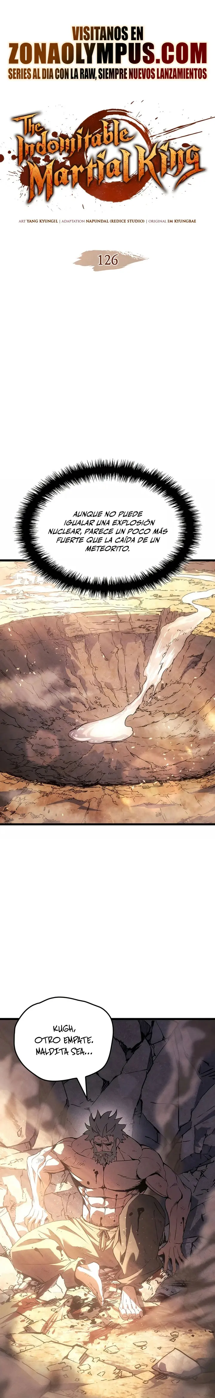 El Indomable Rey Marcial Capítulo 126 - Page 1