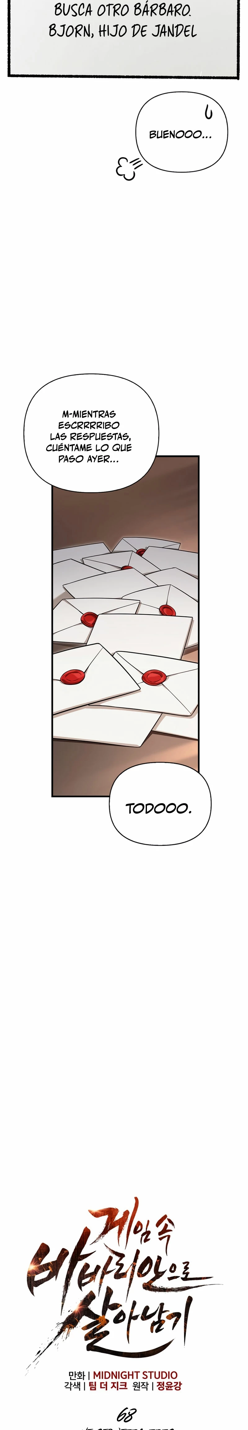 Sobreviviendo al Juego Siendo un Barbaro (Bjorn el bárbaro) Capítulo 68 - Page 5