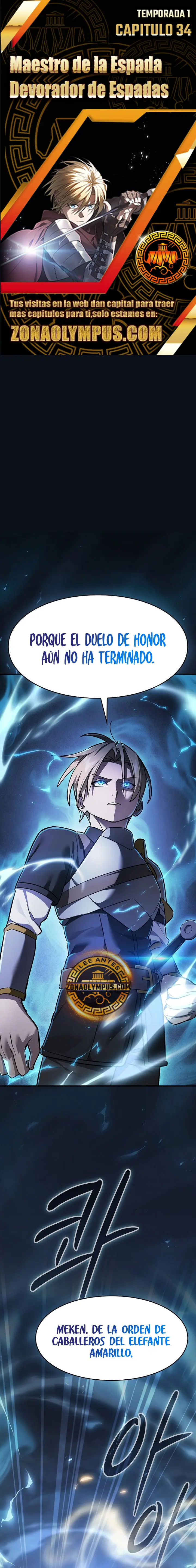Maestro de la espada devorador de espadas Capítulo 34 - Page 1