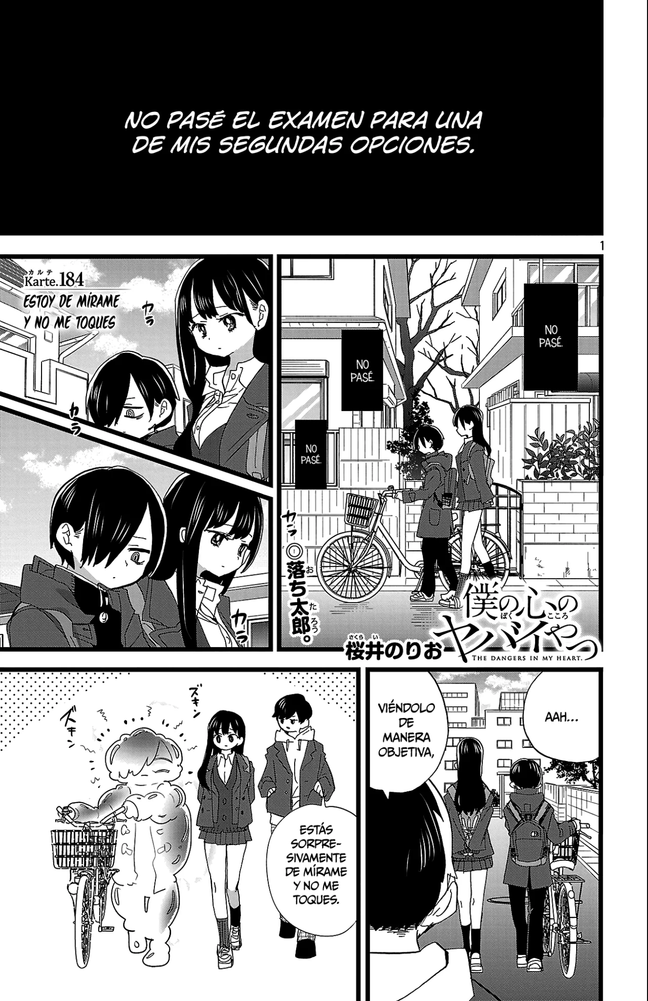 Boku no Kokoro no Yabai Yatsu Capítulo 184 - Page 3