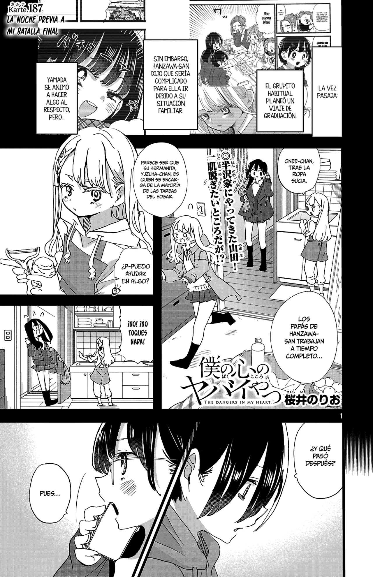 Boku no Kokoro no Yabai Yatsu Capítulo 187 - Page 2