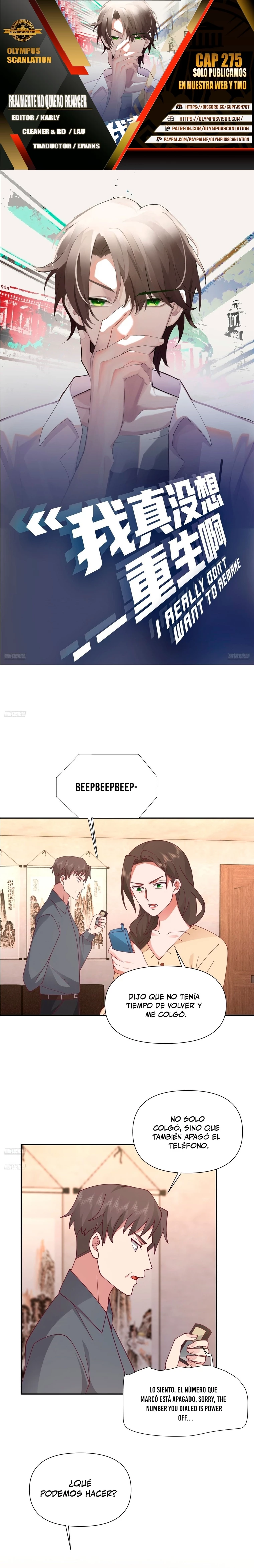 Realmente no quiero renacer Capítulo 275 - Page 1
