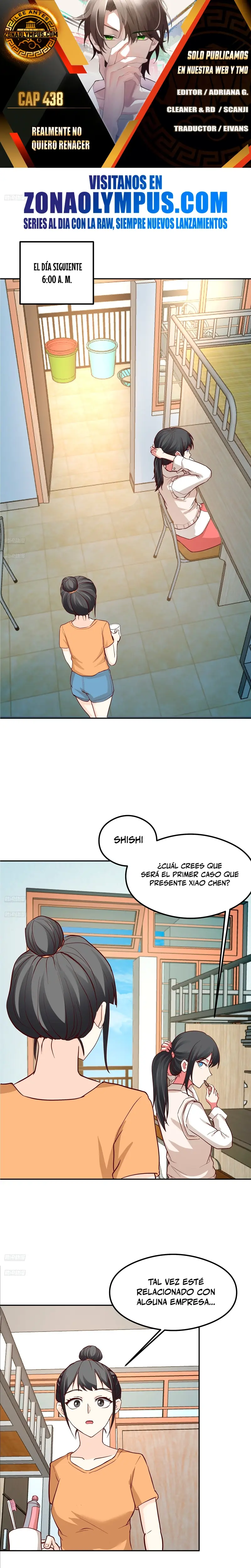 Realmente no quiero renacer Capítulo 438 - Page 1