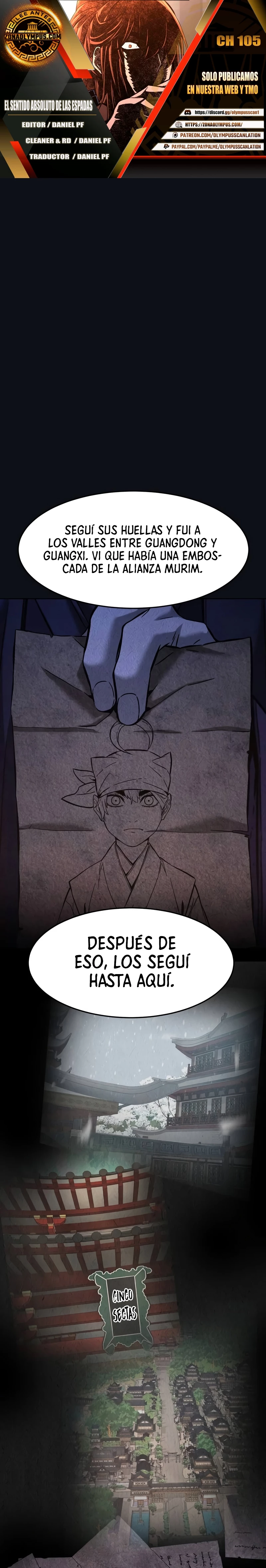 El Sentido Absoluto de las Espadas Capítulo 105 - Page 1