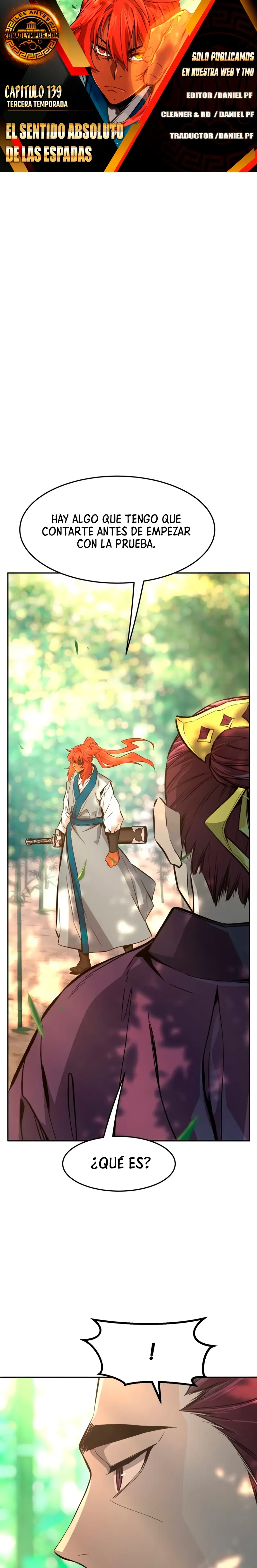 El Sentido Absoluto de las Espadas Capítulo 139 - Page 1