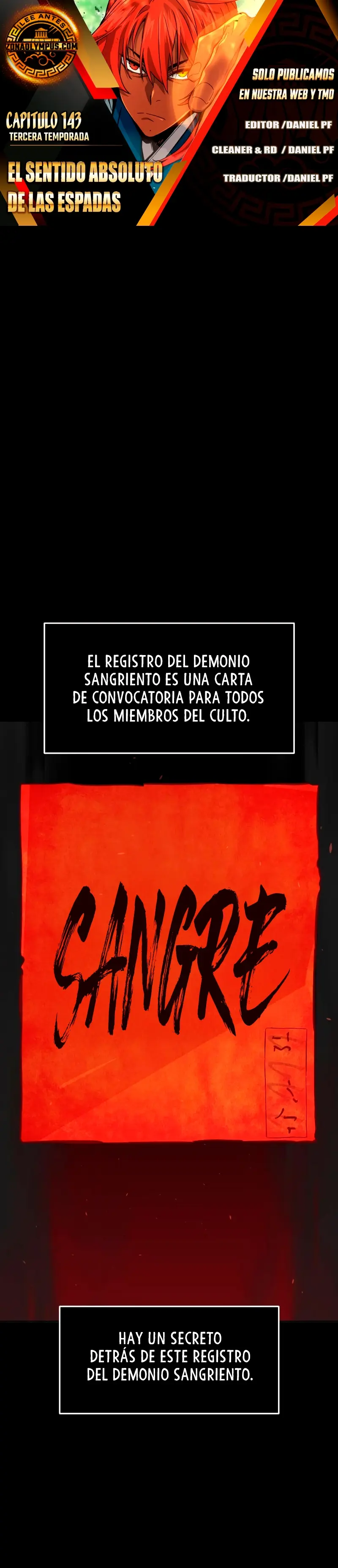 El Sentido Absoluto de las Espadas Capítulo 143 - Page 1